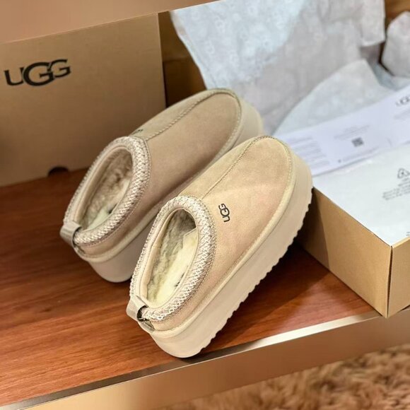 UGG Tazz Platform Slippers Chestnut - Picture 6 of 9